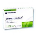Мемотропил, таблетки покрытые пленочной оболочкой 1.2 г 20 шт