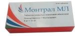Монтрал МЛ, таблетки покрытые пленочной оболочкой 5 мг+10 мг 10 шт
