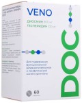 Диосмин и гесперидин 1000 мг, Veno Doc (Вено Док) табл. 900 мг + 100 мг / 1.6 г №60 БАД к пище